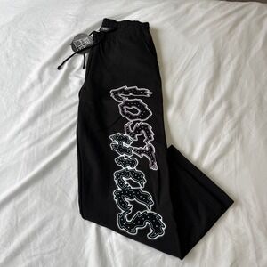 NWT Lost Hills Black  Logo Sweatpants/Joggers